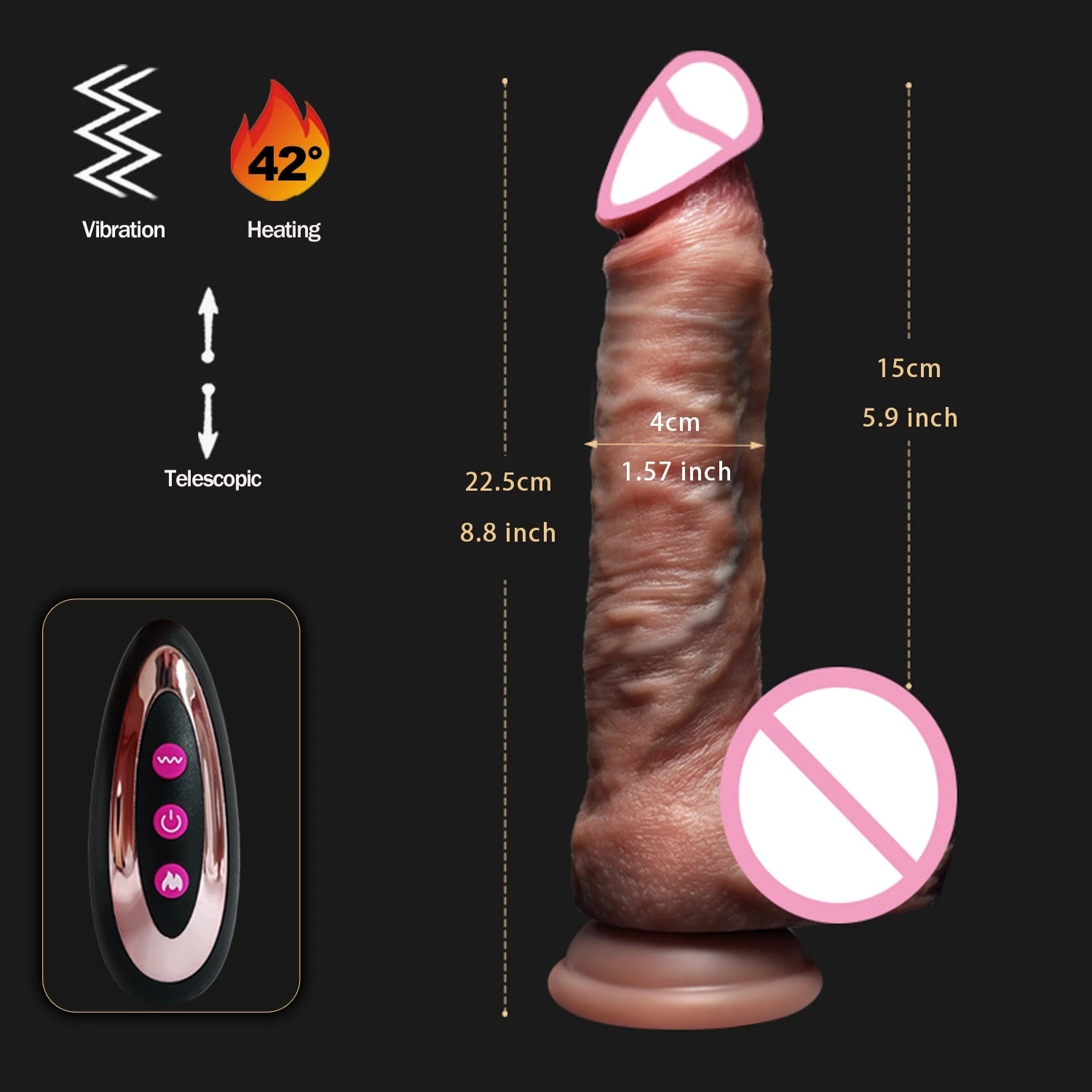 Realistic Dildos Vibration For Women Masturbation Sexy Adult Sex Toys Anal Toys Penetration Anal Thrusting Penis Dildo Vibrator