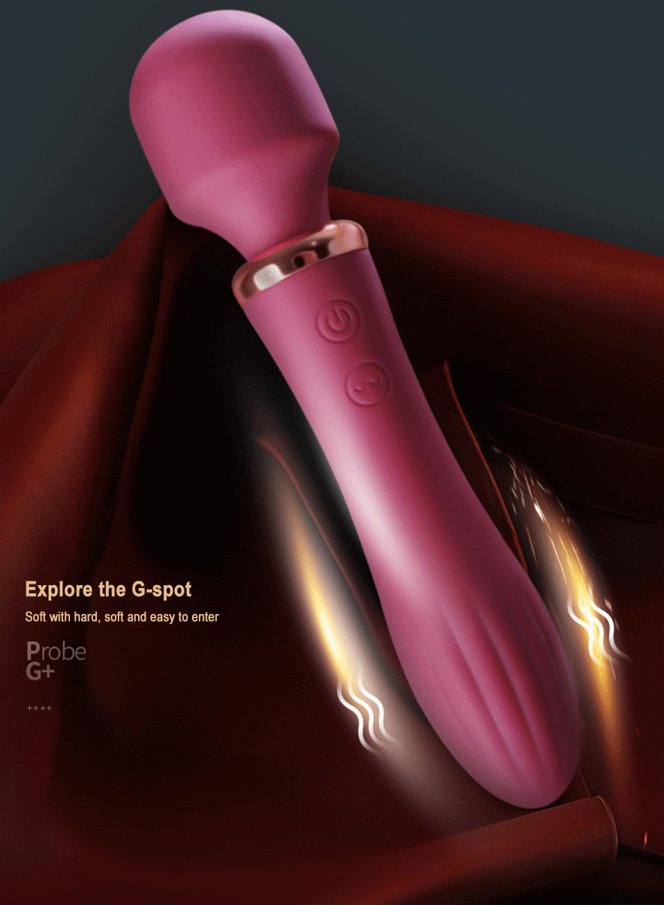 Vibrating Female AV Vibrator for Women Clitoris Vaginal Smart Heating Dual Head Vibration Vibro Adult Fun Toys Sex Products Shop