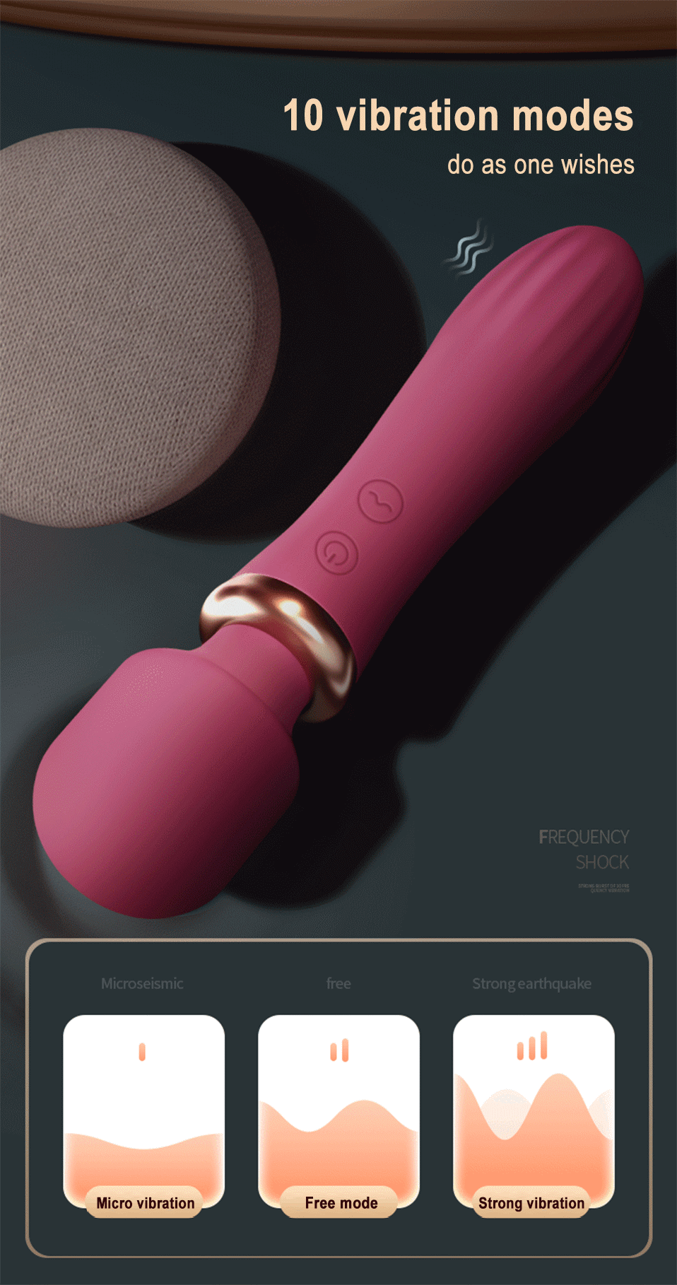 Vibrating Female AV Vibrator for Women Clitoris Vaginal Smart Heating Dual Head Vibration Vibro Adult Fun Toys Sex Products Shop