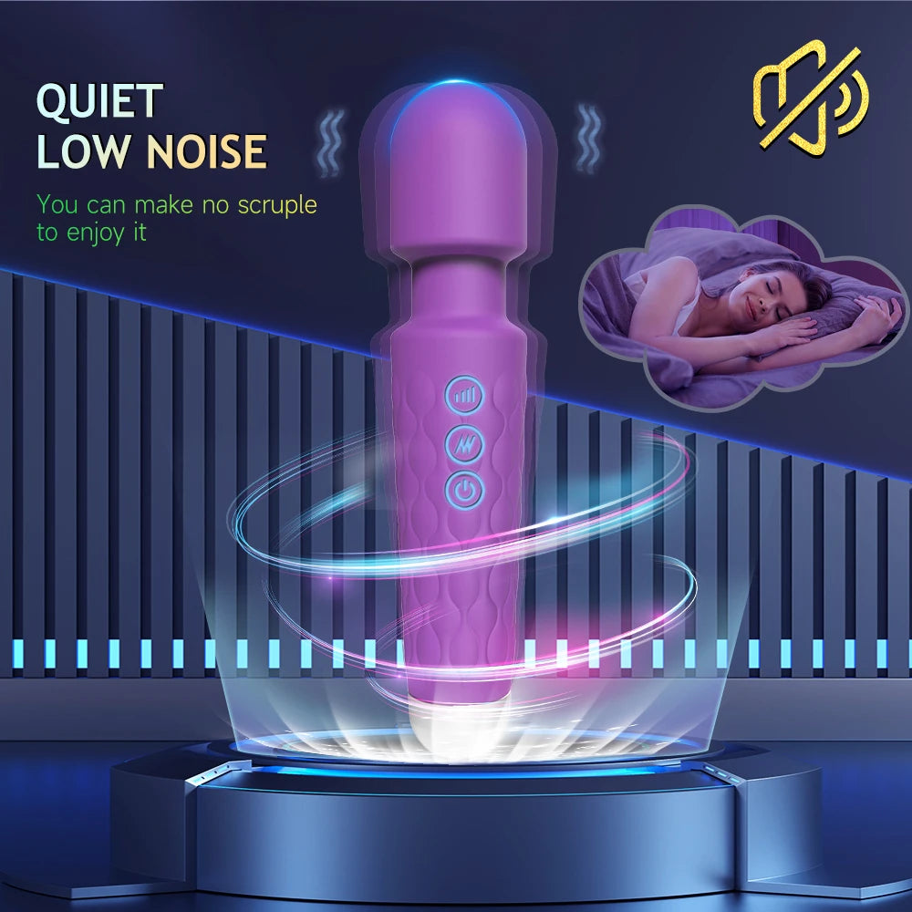 Powerful Vibrating AV Vibrator Magic Wand Clitoris Stimulator Sex Toys for Women G Spot Massager Adult Female Sex Erotic Product