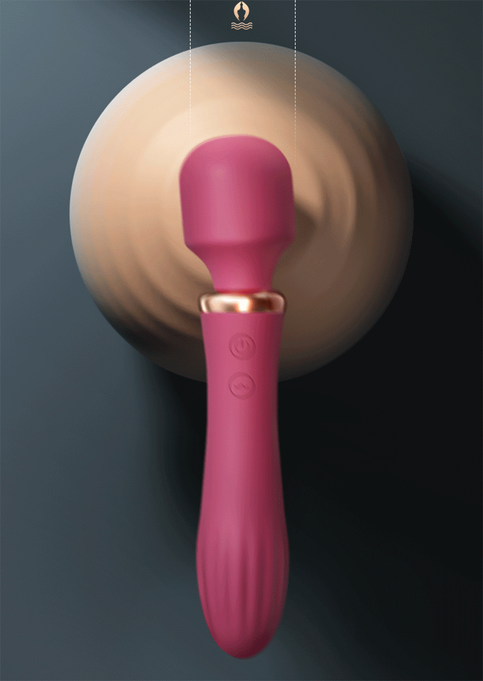 Vibrating Female AV Vibrator for Women Clitoris Vaginal Smart Heating Dual Head Vibration Vibro Adult Fun Toys Sex Products Shop