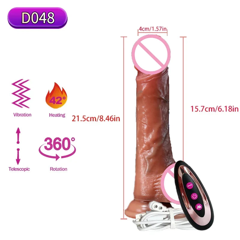 Realistic Dildos Vibration For Women Masturbation Sexy Adult Sex Toys Anal Toys Penetration Anal Thrusting Penis Dildo Vibrator