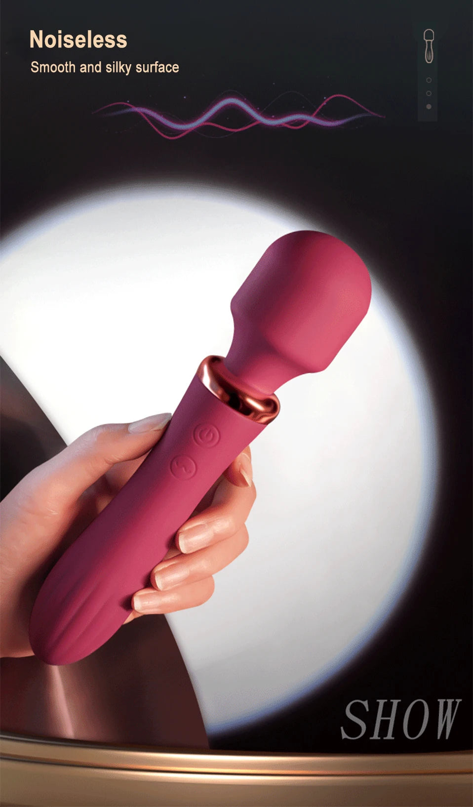 Vibrating Female AV Vibrator for Women Clitoris Vaginal Smart Heating Dual Head Vibration Vibro Adult Fun Toys Sex Products Shop